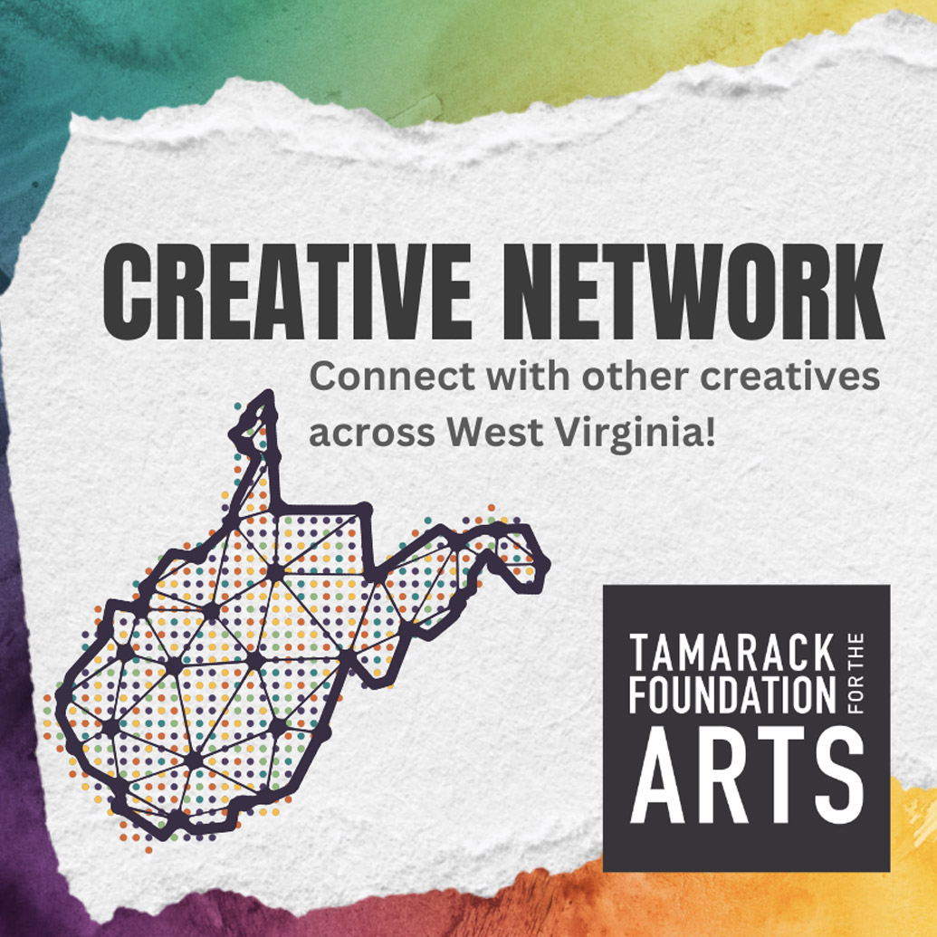 Colorful social media graphic for the 'Creative Network'